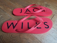 Jack Wills Red Mens Flip Flops