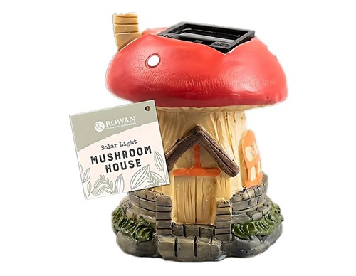 Solar fairy mushroom house - solar,