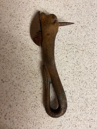 Antique cast iron bulls head - antique,
