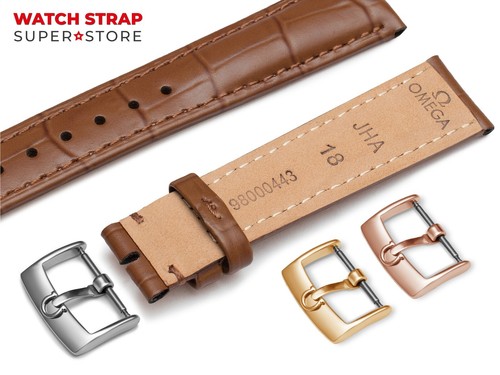 18mm for omega - brown, watch
