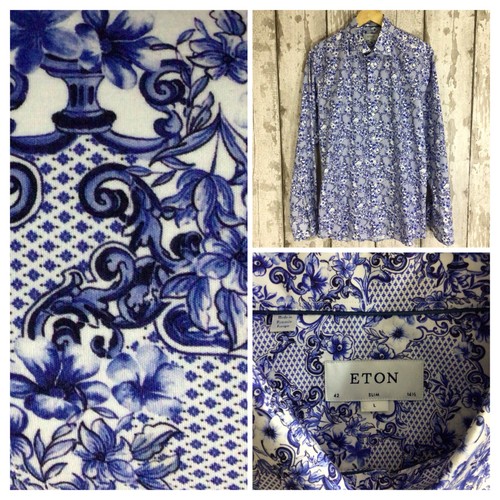 Eton men blue - eton, floral
