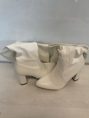 Stunning white knee high - white, boots