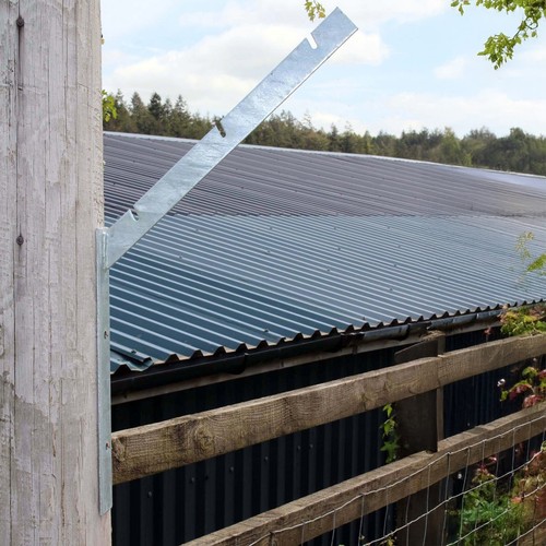 Barbed razor wire bracket - barbed,