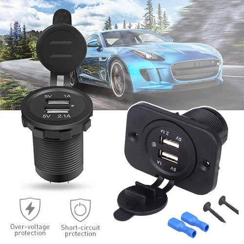 Dual usb port socket - usb, charger