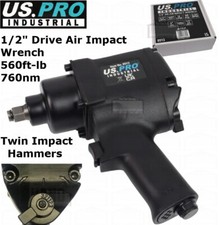 US PRO INDUSTRIAL 1/2" Air Impact Wrench Gun 760nm 560ft/lb Torque NEW 8513
