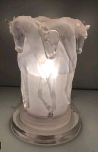 Vintage lucite horses - lucite,