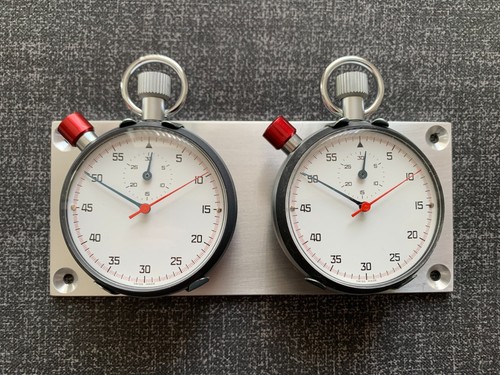 Heuer style twin - style, valjoux