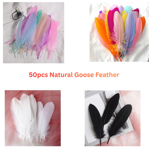 50pcs natural goose - natural,
