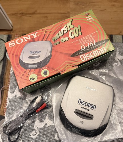 Sony discman player - cd,