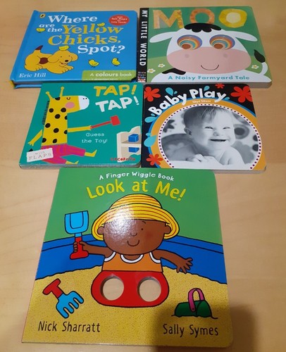 New baby board - books, spot