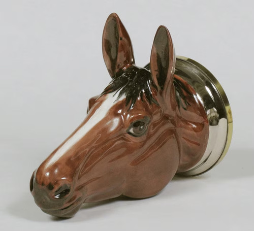 Horse stirrup cup - stirrup,