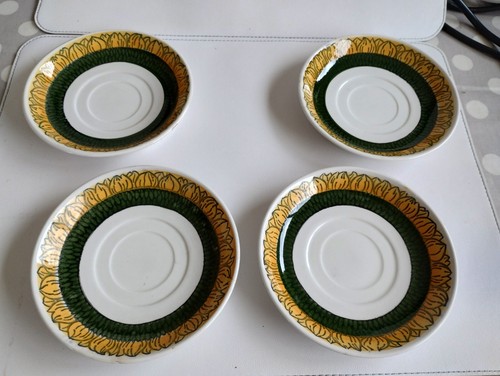 Biltons sunflower saucers - 4,
