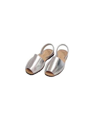 Silver spanish leather sandals