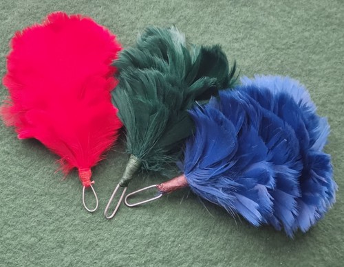 Lot feather hackles - x,