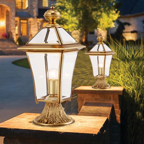 Outdoor pillar lights garden - pillar,