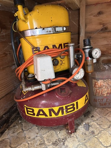 Vintage bambi air compressor - air,