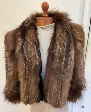 BLUM'S VOGUE of CHICAGO Vintage Real Fur Jacket 36" CHEST