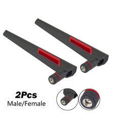 1/2Pcs Dual Band 2.4 5Ghz 12dBi RP-SMA High-Gain Antenna Router WiFi Wireless