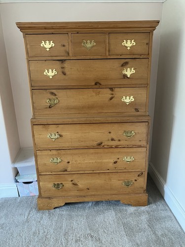 Pine tall boy handmade a - tall, boy,