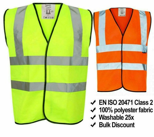 Vis vest yellow orange - vest,