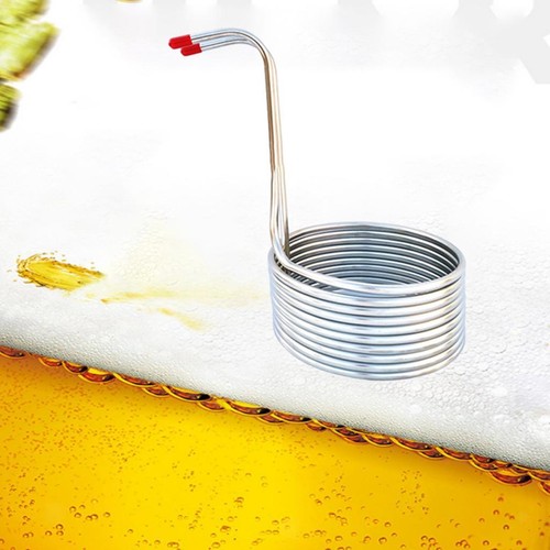 Silver beer cooling coil - beer,