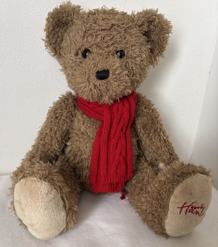 Hamleys teddy bear red - bear., scarf