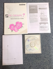 Brother PE-Design Version 7 Embroidery Software upgrade (for version 5 & 6?)