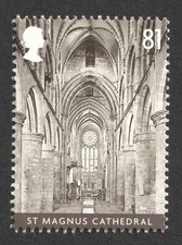 2008 81p St Magnus Cathedral. Cathedrals UM. SG 2846