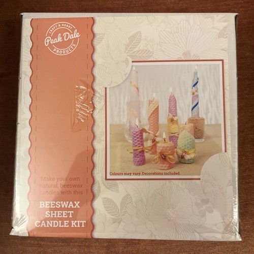 Bargain beeswax sheet candle - bargain!,