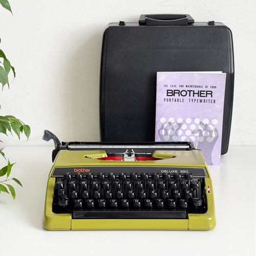 Brother 220 deluxe typewriter - brother,