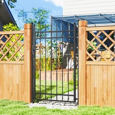 Galvanised Steel Garden Fence