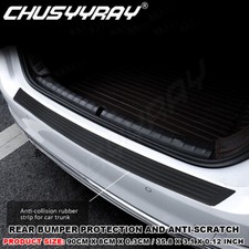 For Nissan Rubber Rear Bumper Protector Scratch Guard