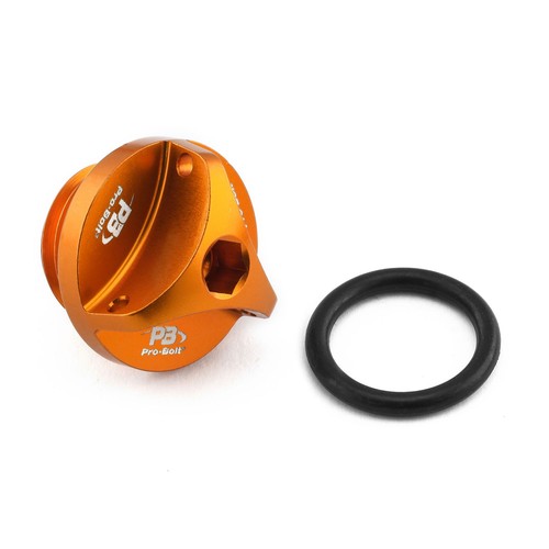 Aluminium oil filler cap - aluminium,