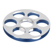 Blue Empty Tape Reel Sound Recording 6 Hole Aluminum Alloy For NAGRA Miniature