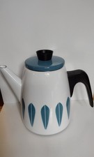 Catherine Holm white and blue  Lotus Coffee Pot.