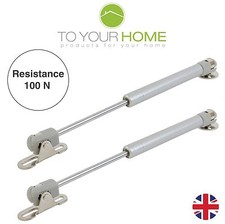 2 x 100Nm Gas Struts Springs for Kitchen Cupboard Cabinets Door Stay Pair