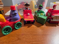 Set Of 4 Ronald Mcdonald Happy