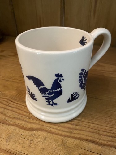 Emma bridgewater blue hen half - hen,