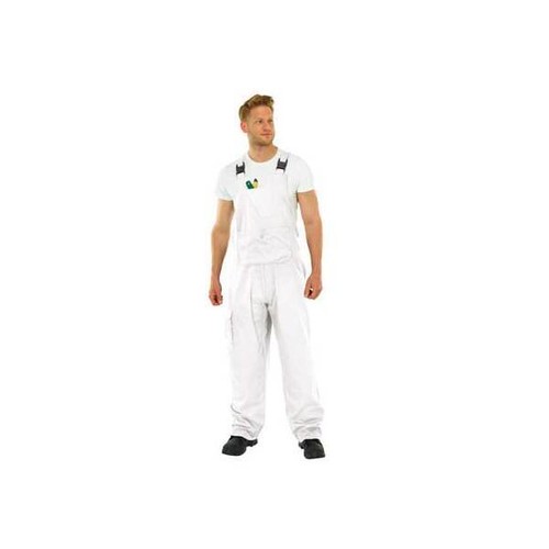 White bib brace - brace, pocket