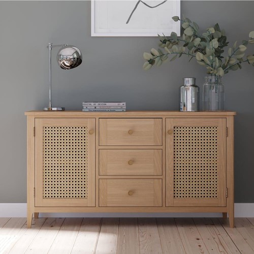 Solid oak large - solid, sideboard