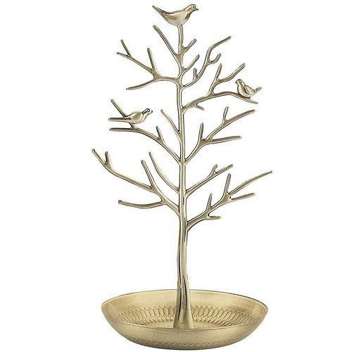 Gold jewellery tree - stand, –