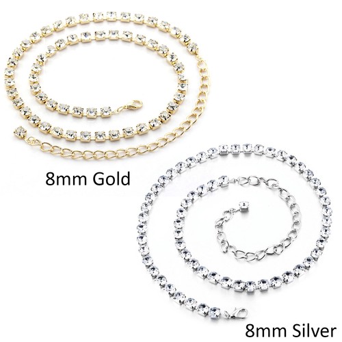 Women diamante waist belt - diamante,