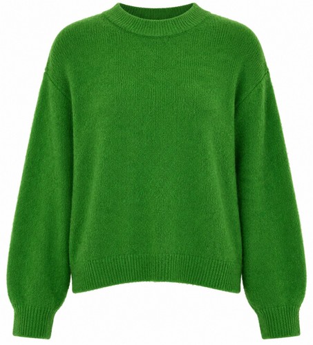 Green wool blend jumper - blend,