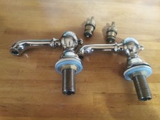  BC Sanitan Gold Washbasin taps. 