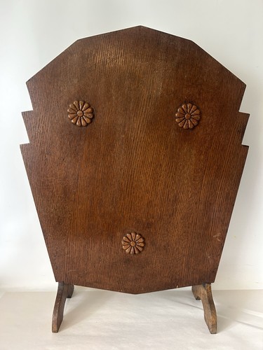 Vintage oak fire - fire, screen