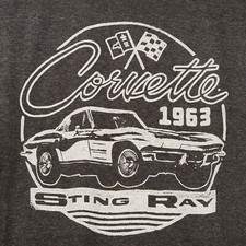 CORVETTE SHIRT Mens GRAY 2XL
