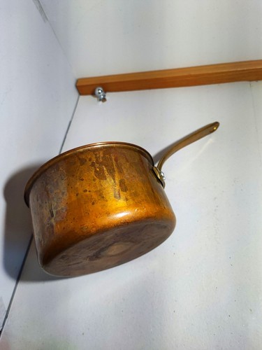 Copper pot diameter 16cm - pot,