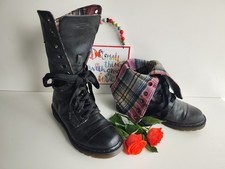 Dr Martens Aimilita Triumph mirage tartan 1914 mid calf boots UK6.5 EU40 US8.5