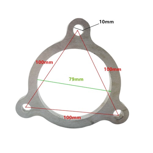 Stainless steel turbo flange - stainless,