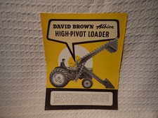Vintage David Brown Albion Tractor High-Pivot Loader Advert Brochure Leaflet